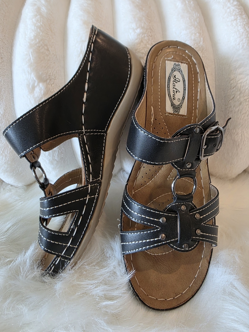 Italina Wedge Sandals Size 39